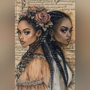 Beautiful African Women Print